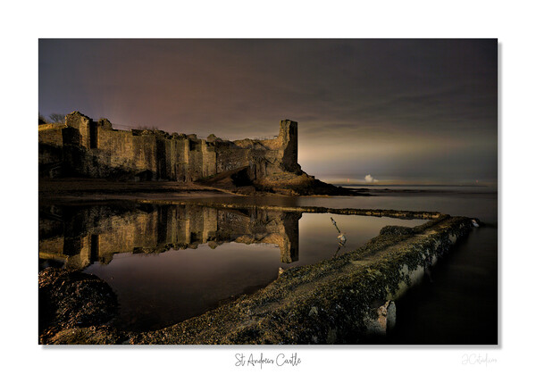 St Andrews Castle Picture Board by JC studios LRPS ARPS