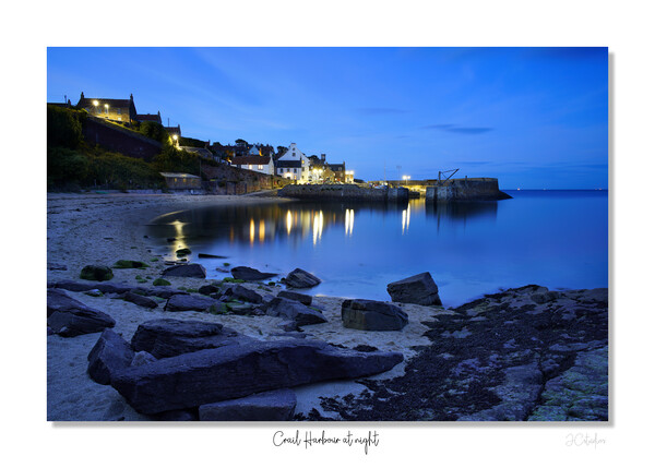 Crail harbour at night Picture Board by JC studios LRPS ARPS