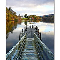 Buy canvas prints of Pontoon in autumn by JC studios LRPS ARPS