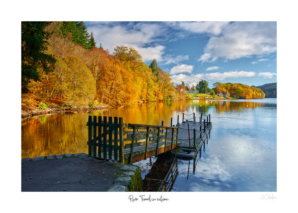 River Tummel in  autumn Picture Board by JC studios LRPS ARPS