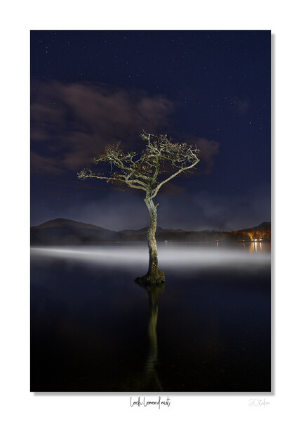 Loch Lomond mist Picture Board by JC studios LRPS ARPS