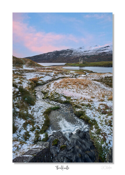 The old castle, Scottish highlands Assynt, Ardvreck Castle Picture Board by JC studios LRPS ARPS