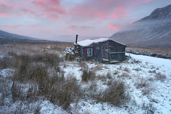 Mountaineering club hut at Glencoe Scotland Picture Board by JC studios LRPS ARPS