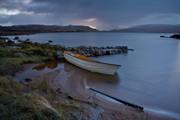 Small  boat at loch edge Picture Board by JC studios LRPS ARPS
