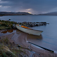 Buy canvas prints of Small  boat at loch edge by JC studios LRPS ARPS