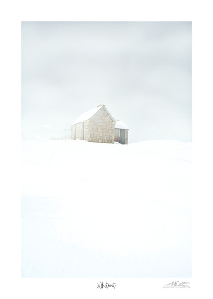 Whiteout Scottish highlands Assynt in winter Picture Board by JC studios LRPS ARPS