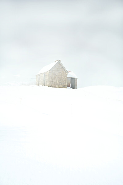 Whiteout (No border) Assynt Scottish highlands Picture Board by JC studios LRPS ARPS