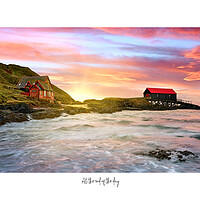 Buy canvas prints of At the end of the day sunset at a beautiful coasta by JC studios LRPS ARPS