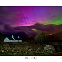 Buy canvas prints of Blackrock Cottage aurora  by JC studios LRPS ARPS