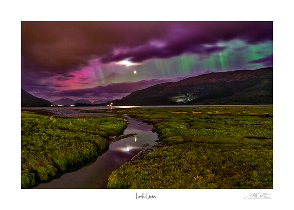 Loch Leven aurora  Picture Board by JC studios LRPS ARPS