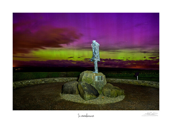 In remebrance SAS memorial near Stirling Scotland Picture Board by JC studios LRPS ARPS