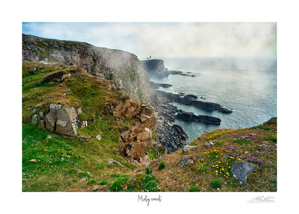 Misty coast. Stoer Head Lighthouse. Picture Board by JC studios LRPS ARPS