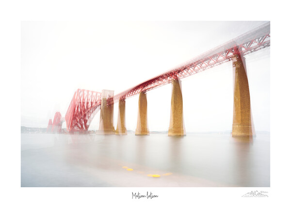 Motion lotion fine art ICM image of the Forth rail bridge in  bonnie Scotland  Picture Board by JC studios LRPS ARPS