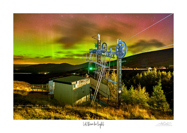 Enchanting Aurora over Aviemore Picture Board by JC studios LRPS ARPS