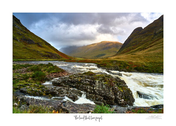 The land that time forgot Glencoe Etive Scotland Picture Board by JC studios LRPS ARPS
