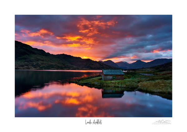 Loch Arklet Picture Board by JC studios LRPS ARPS