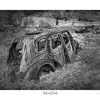 Buy canvas prints of Rust and Detns in mono by JC studios LRPS ARPS