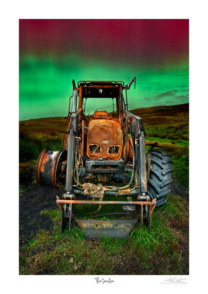 The Tractor  Picture Board by JC studios LRPS ARPS