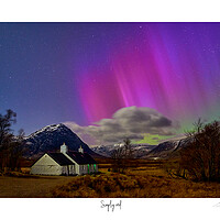 Buy canvas prints of Simply red  al I ever wanted....Aurora over Glencoe by JC studios LRPS ARPS