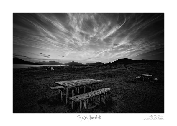 Noctilucent Sky Harris Landscape Picture Board by JC studios LRPS ARPS