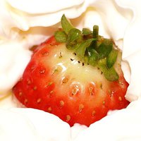 Buy canvas prints of  Strawberry and Cream. by JCstudios by JC studios LRPS ARPS