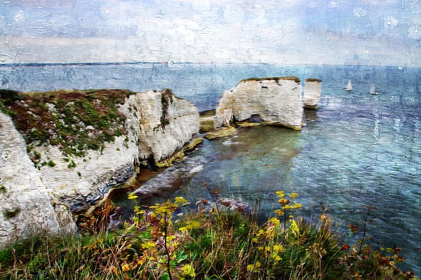  Old Harry Rocks Picture Board by JC studios LRPS ARPS