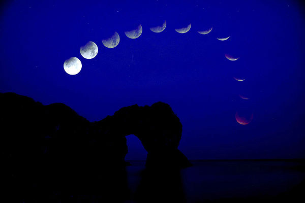  Lunar eclipse over Durdle Door by JCstudios Picture Board by JC studios LRPS ARPS