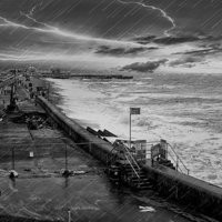 Buy canvas prints of  Winter storms in south UK by JC studios LRPS ARPS