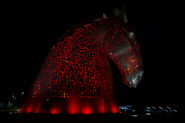 Kelpies (red) Picture Board by JC studios LRPS ARPS