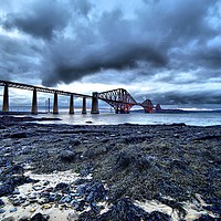 Buy canvas prints of Forth Bridge (tide out) by JC studios LRPS ARPS
