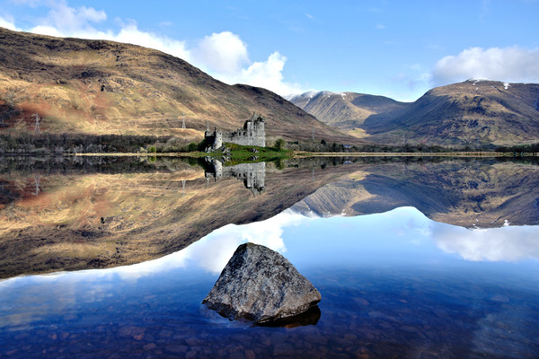 Kilchurn Castle on reflection Picture Board by JC studios LRPS ARPS