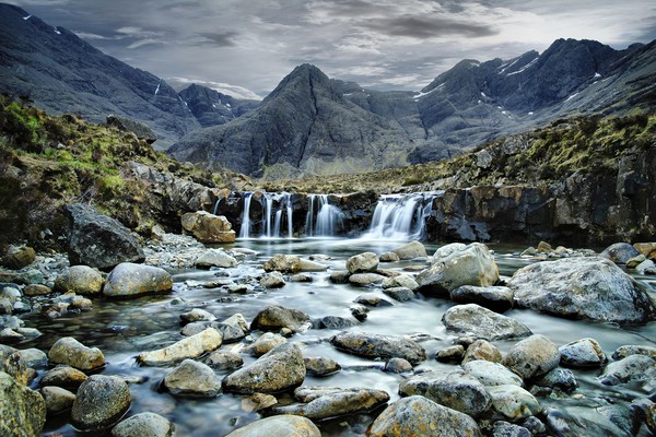The Enchanting Fairy Pools of Skye Picture Board by JC studios LRPS ARPS