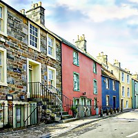 Buy canvas prints of Anstruther  houses by JC studios LRPS ARPS