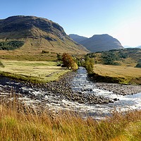 Buy canvas prints of Etive in Autumn, image stitch by JC studios LRPS ARPS