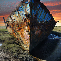 Buy canvas prints of Rusting hull by JC studios LRPS ARPS