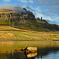 Buy canvas prints of Storr and Loch Fada in morning sunshine by JC studios LRPS ARPS