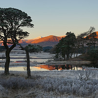 Buy canvas prints of Loch Tulla at dawn in December by JC studios LRPS ARPS