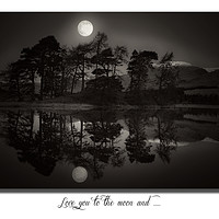 Buy canvas prints of Love you  to the moon and ...... by JC studios LRPS ARPS