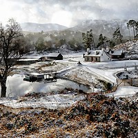 Buy canvas prints of Glen Affric in winter by JC studios LRPS ARPS