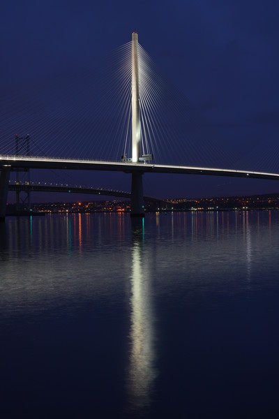 Portrait of Queensferry crossing Picture Board by JC studios LRPS ARPS