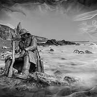 Buy canvas prints of Tommy at Seaham making waves by JC studios LRPS ARPS