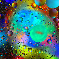Buy canvas prints of Oil droplets on water by JC studios LRPS ARPS