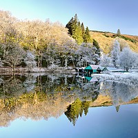 Buy canvas prints of A rather frosty Loch Ard Panoramic .  by JC studios LRPS ARPS