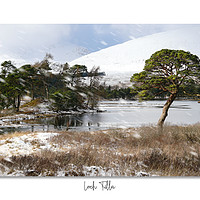 Buy canvas prints of Loch Tulla in winter coat by JC studios LRPS ARPS
