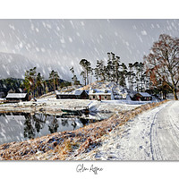 Buy canvas prints of Glen Affric dusted lightly with snow (No1of 4) by JC studios LRPS ARPS