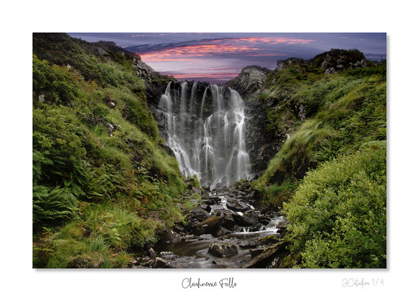 Clashnessie Falls Picture Board by JC studios LRPS ARPS