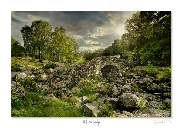 A windy day at Ashness bridge Picture Board by JC studios LRPS ARPS