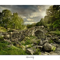 Buy canvas prints of A windy day at Ashness bridge by JC studios LRPS ARPS