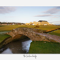 Buy canvas prints of Swilcan bridge sunrise at St Andrews by JC studios LRPS ARPS