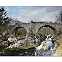 Buy canvas prints of Little Garve Bridge by JC studios LRPS ARPS